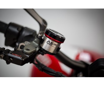 Integrated Titanium Brembo 42mm Brake Fluid Tank